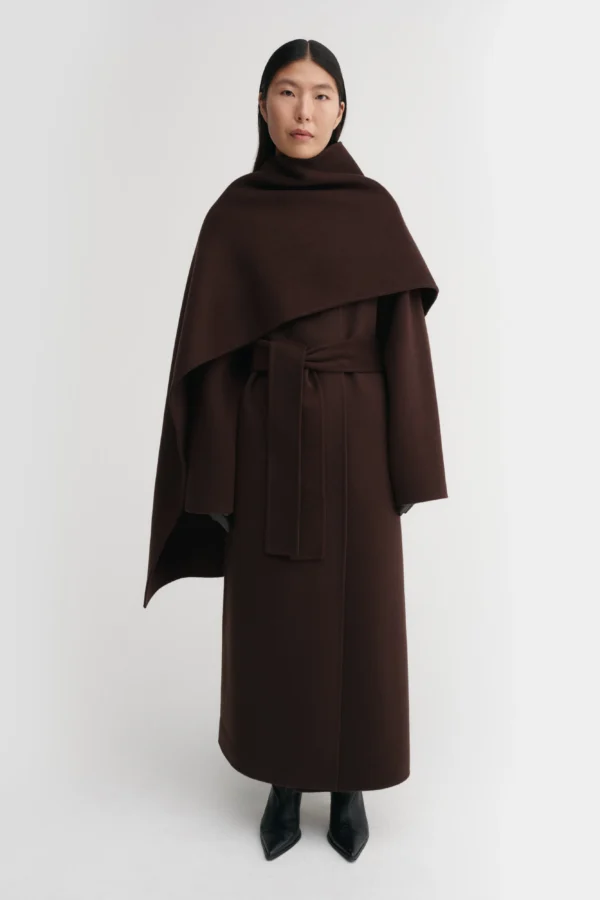 Almada Label - Mara Double Coat Chocolate