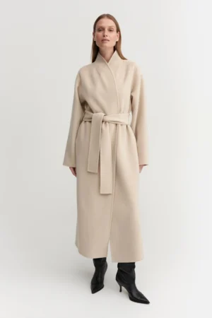 Almada Label - Mara Double Coat Sand