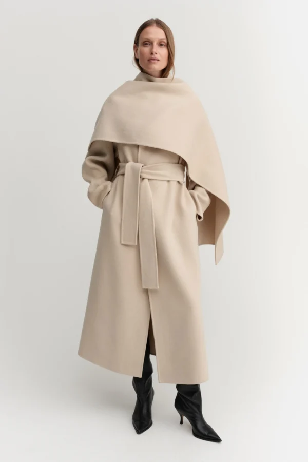 Almada Label - Mara Double Coat Sand