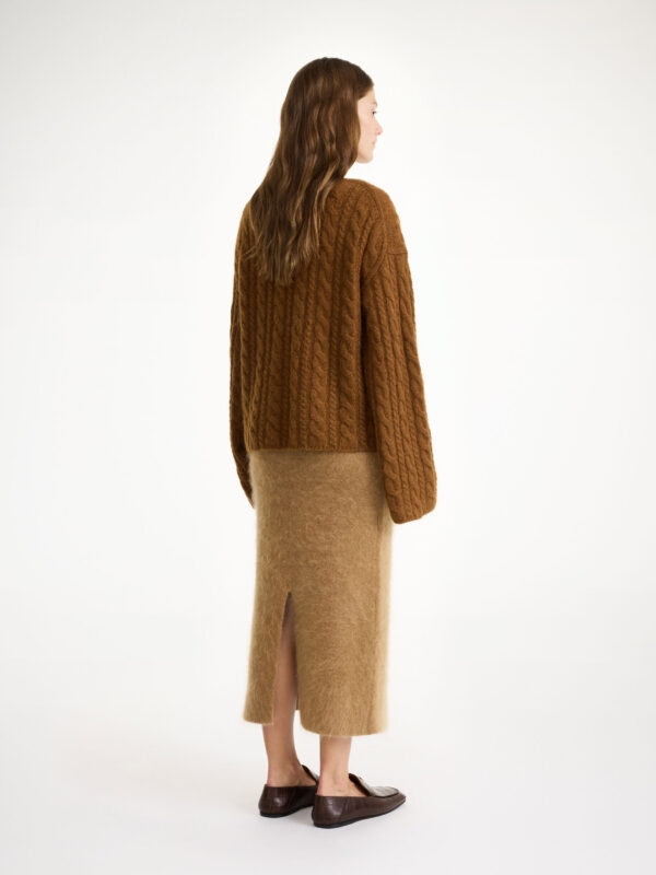 By Malene Birger - Cierra Cable-Knit Sweater Bison