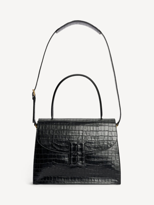 By Malene Birger - Ronlas Leather Shoulder Bag Black