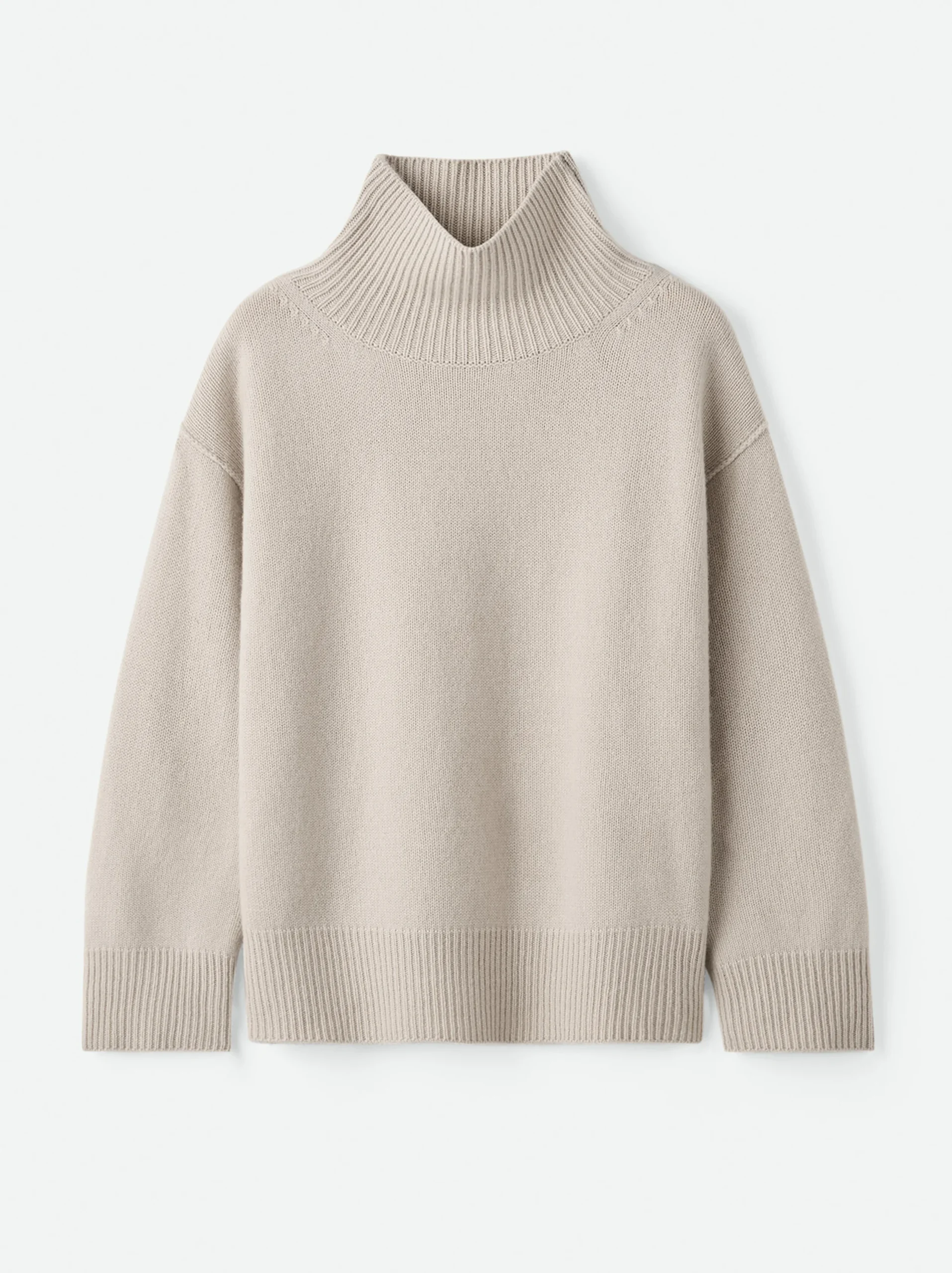Soft Goat - Boyfriend Turtleneck Chalk