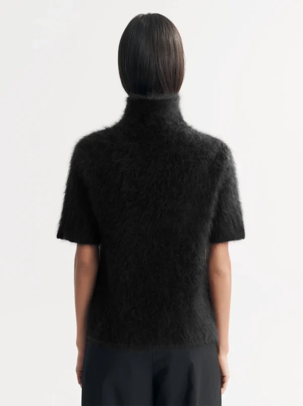 Soft Goat - Brushed Turtleneck Black