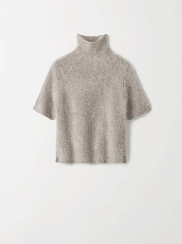 Soft Goat - Brushed Turtleneck Greige