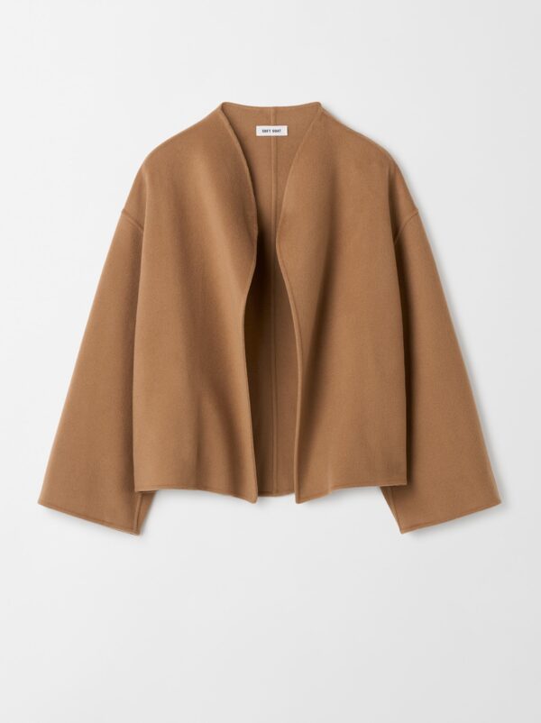 Soft Goat - Short Jacket Camel