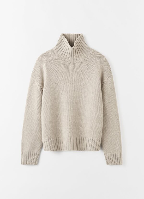 Almada Label - Nola Turtleneck Sweater Taupe