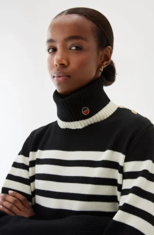 Busnel - Ornella Striped Collar