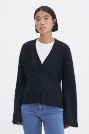 Filippa K - Fluffy Cardigan Ink Black