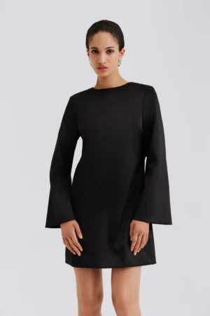 Malina - Elna Mini Dress Black