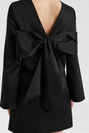 Malina - Elna Mini Dress Black