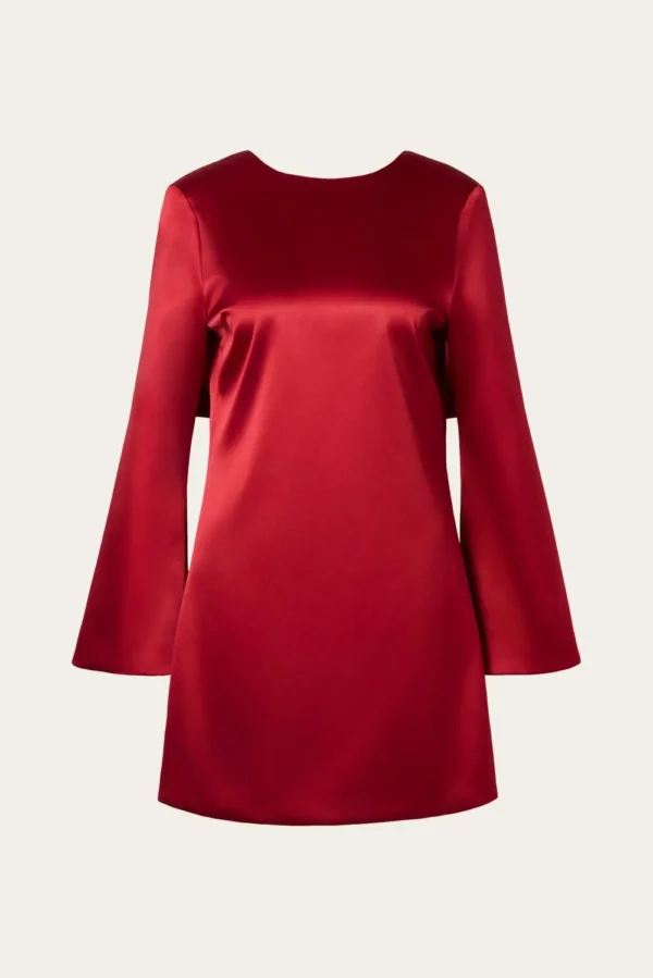 Malina - Elna Mini Dress Deep Red