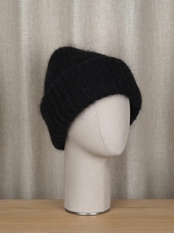 Original Story - Kid Mohair Chunky Beanie Black