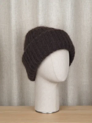 Original Story - Kid Mohair Chunky Beanie Dark Chocolate