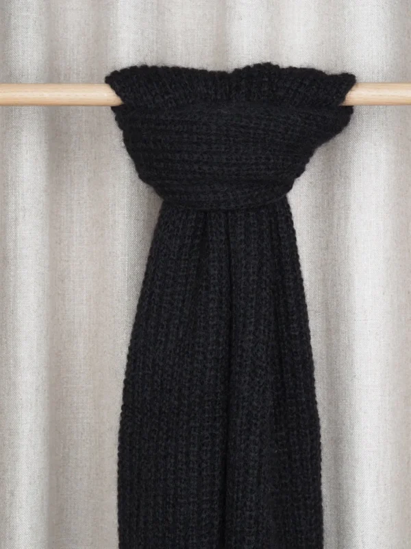 Original Story - Kid Mohair Scarf Black