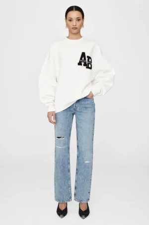 Anine Bing - Miles Sweatshirt Off White