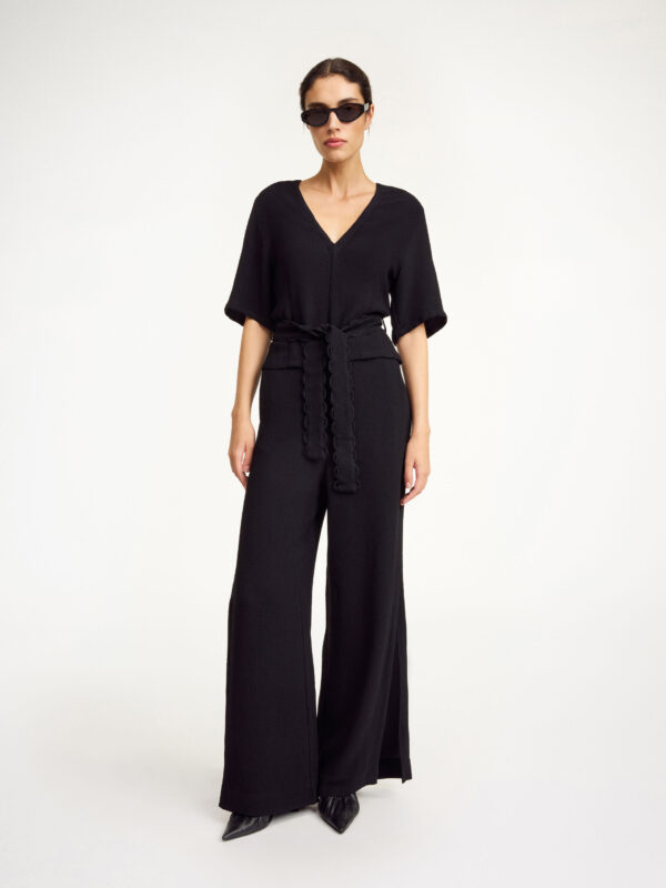 By Malene Birger - Campione Wide-Leg Trousers Black