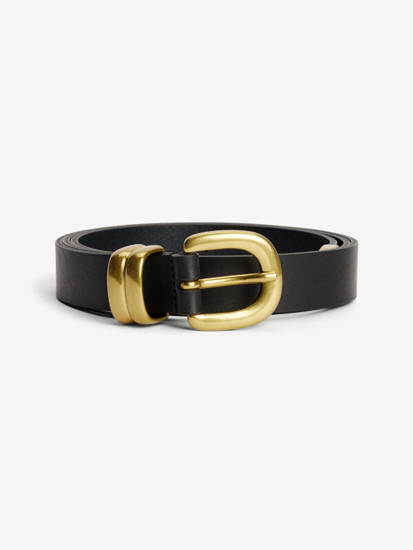 By Malene Birger - Zoilo Leather Belt Black