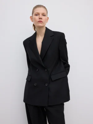 Dagmar - Classic Wool Blazer Black