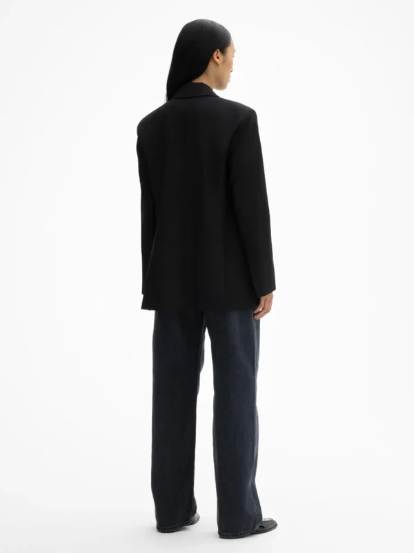 House of Dagmar - Classic Wool Blazer Black