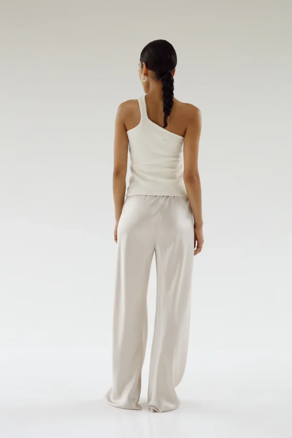 Almada Label - Bias Satin Pants Pearl