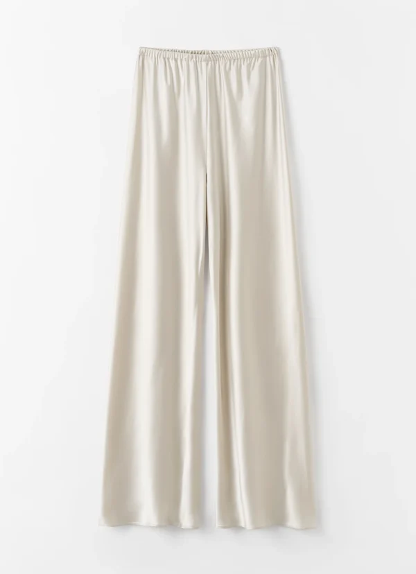 Almada Label - Bias Satin Pants Pearl