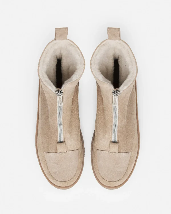 Flattered - Amelia Suede Sand