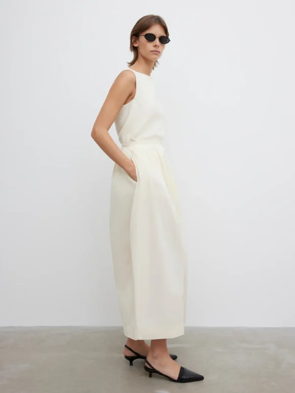 House of Dagmar - Curved Pleated Skirt