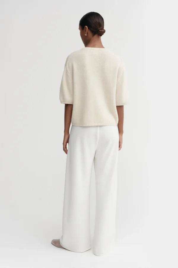 Almada Label - Fei Cashmere T-Shirt Vanilla