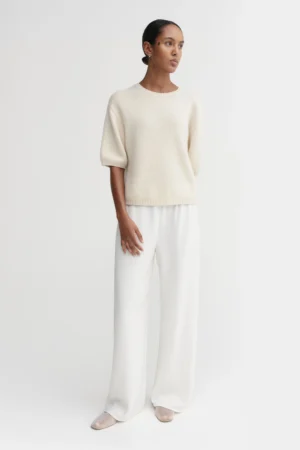 Almada Label - Fei Cashmere T-Shirt Vanilla