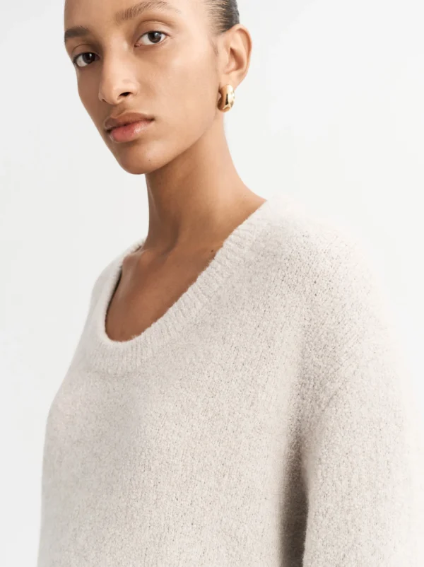 Soft Goat - Boucle Crewneck Sand