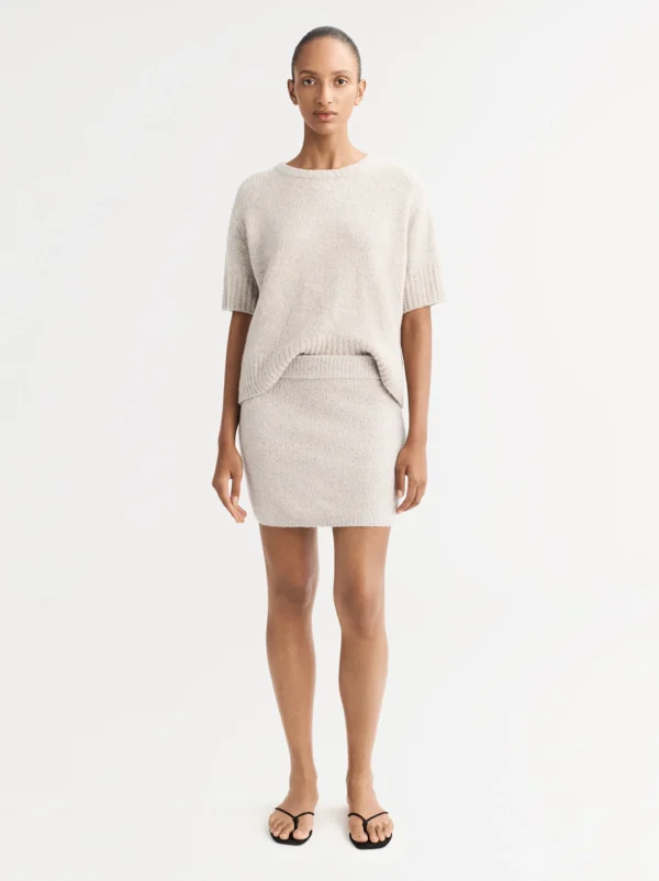 Soft Goat - Boucle Skirt Sand