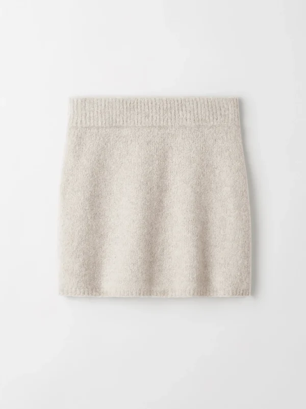 Soft Goat - Boucle Skirt Sand