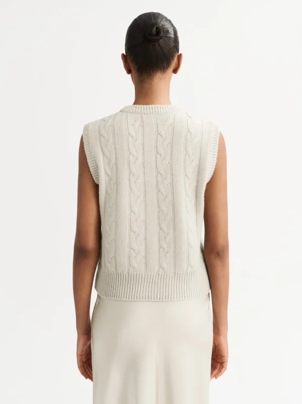 Soft Goat - Cable Knit Singlet