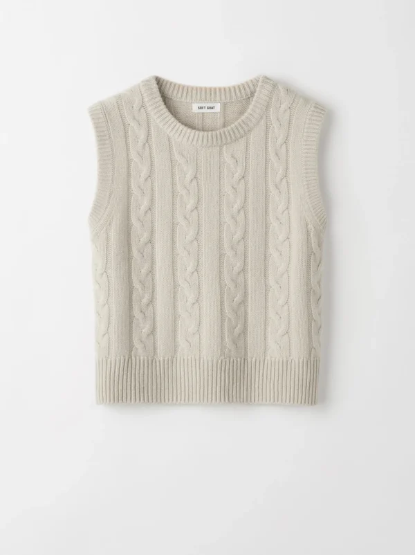 Soft Goat - Cable Knit Singlet