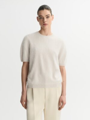 Softt Goat - Brushed Short Sleeve Chalk