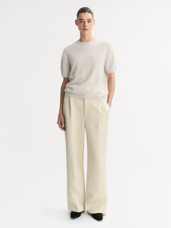 Softt Goat - Brushed Short Sleeve Chalk