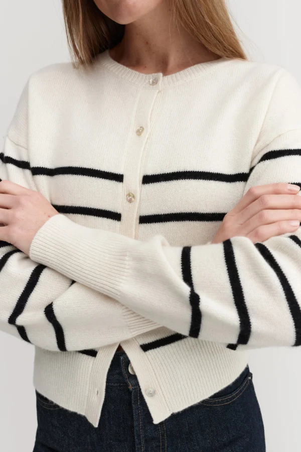 Almada Label - Coco Cardigan Stripe