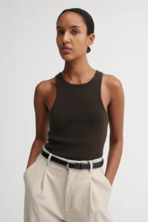 Almada Label - Luna Tank Top Chocolate