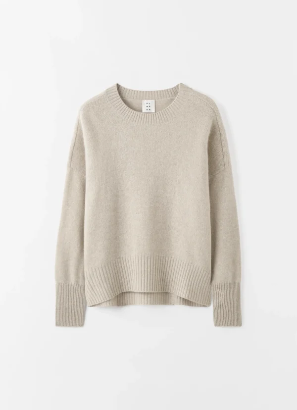 Almada Label - Mica Crewneck Sweater Taupe