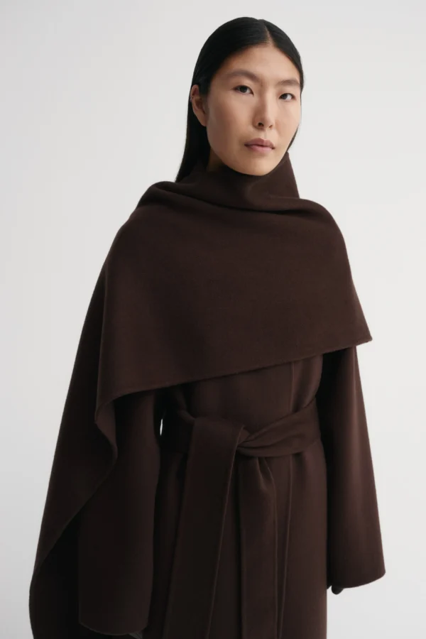 Almada Label - Micha Double Scarf Chocolate