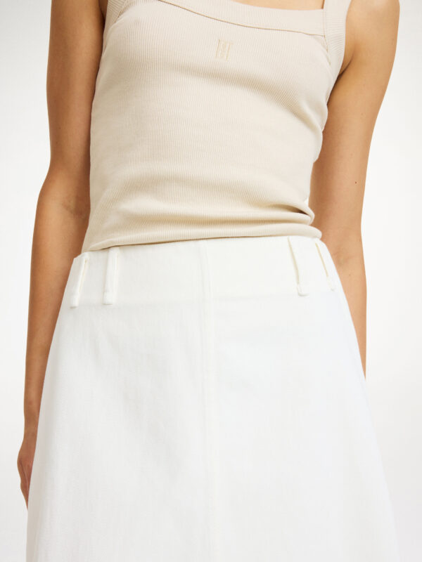 By Malene Birger - Carlas Organic Denim Skirt Soft White