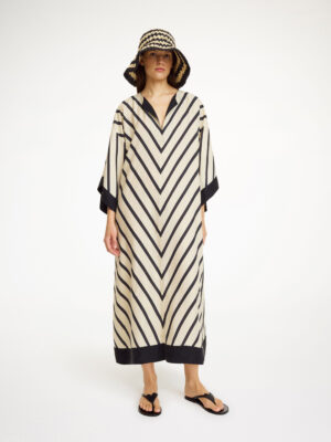 By Malene Birger - Cicine Maxi Dress Diagonal Stripe