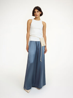 By Malene Birger - Clorella Wide-Leg Trousers Grisaille