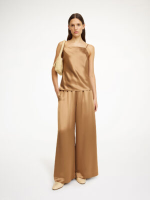 By Malene Birger - Clorella Wide-Leg Trousers Toasted Coconut