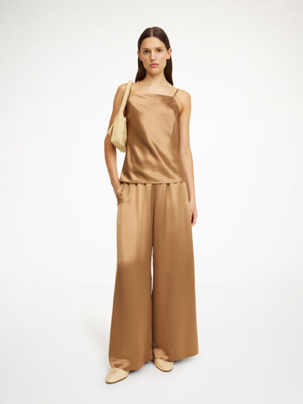 By Malene Birger - Clorella Wide-Leg Trousers Toasted Coconut