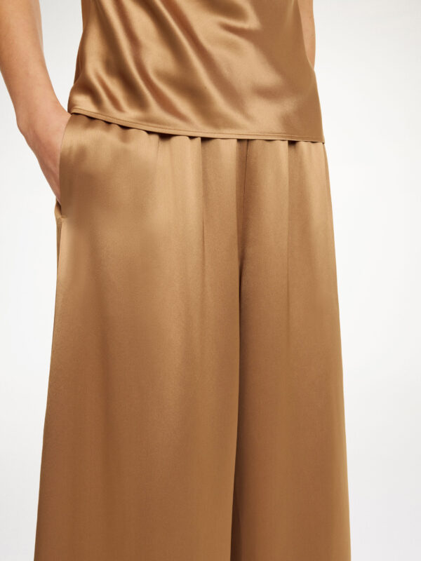 By Malene Birger - Clorella Wide-Leg Trousers Toasted Coconut