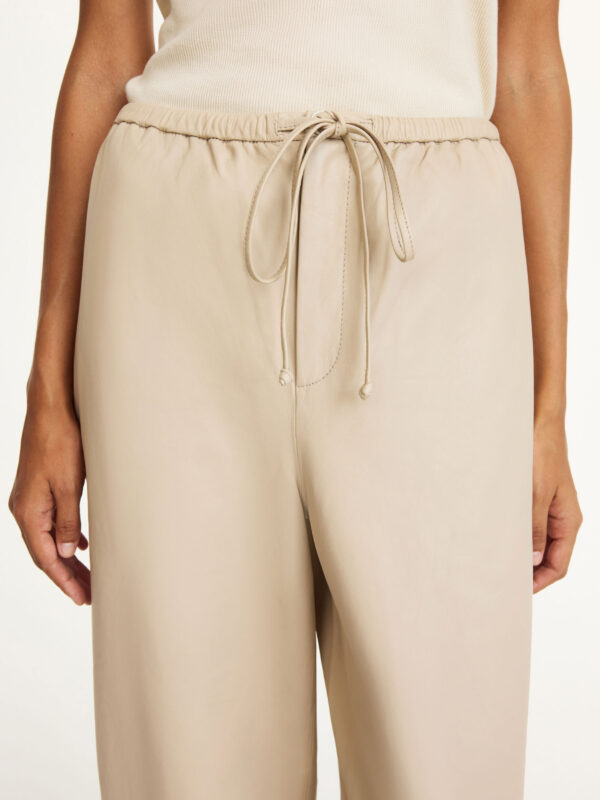 By Malene Birger - Joanni Leather Trousers Cement