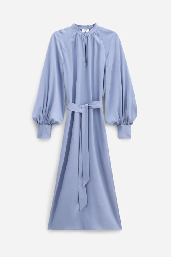 Filippa K - Belted Long Sleeve Dress Air Blue