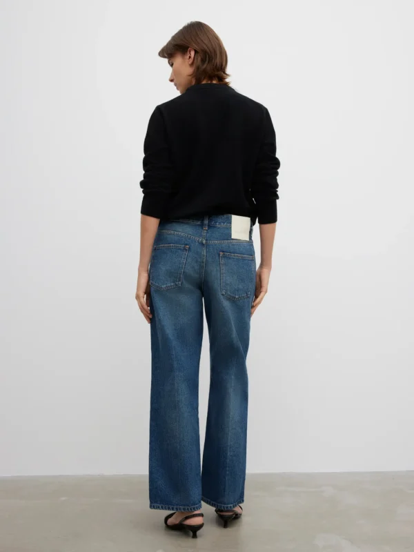 House of Dagmar - Cropped Denim Vintage Blue