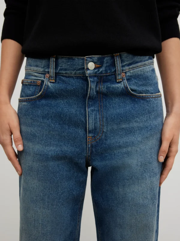 House of Dagmar - Cropped Denim Vintage Blue